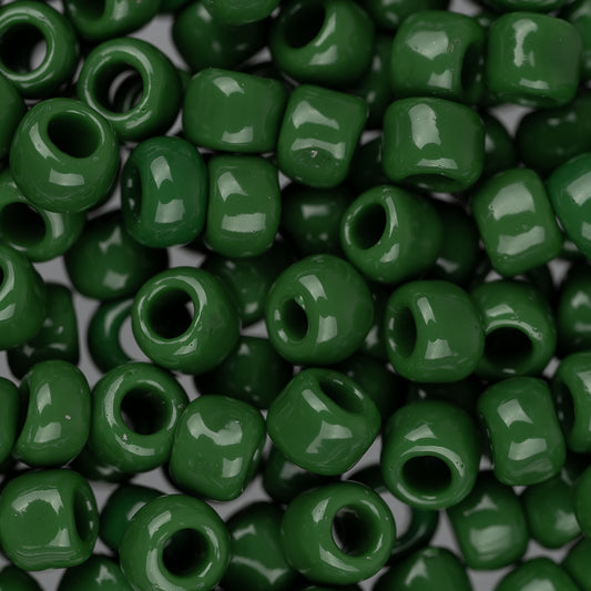 6/0 Toho Seed Beads #47H Opaque Pine Green 8-9g Vial