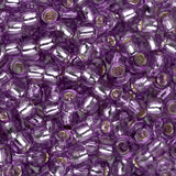 8/0 Toho Seed Beads #2219 Silver Lined Light Grape 8-9g Vial