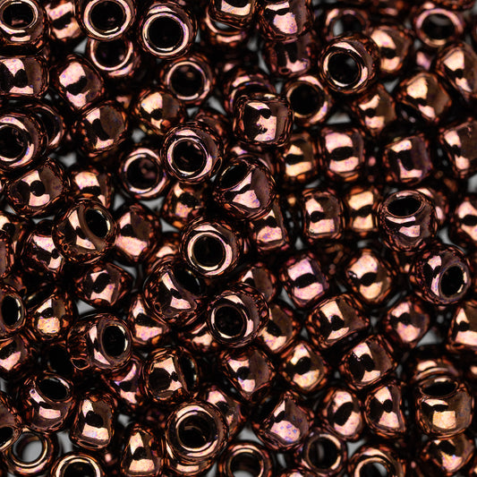 8/0 Toho Seed Beads #222 Dark Bronze 8-9g Vial