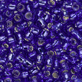 8/0 Toho Seed Beads #28 Silver Lined Cobalt 8-9g Vial