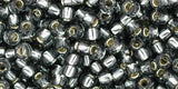 8/0 Toho Seed Beads #29B Silver Lined Grey 8-9g Vial