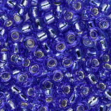 8/0 Toho Seed Beads #35 Silver Lined Sapphire 8-9g Vial