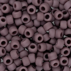 8/0 Toho Seed Beads #52F Opaque Frosted Lavender 8-9g Vial