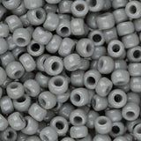 8/0 Toho Seed Beads #53 Opaque Grey 8-9g Vial