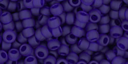 8/0 Toho Seed Beads #8DF Tr Frosted Cobalt 8-9g Vial