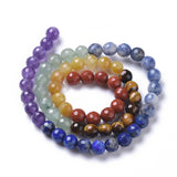 6mm Chakra Mix (Natural) Faceted Beads 15-16" Strand