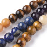 10mm Chakra Mix (Natural) Beads 15-16" Strand