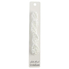 Crystal Lane Twisted Bead Strands Iceberg Rose