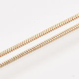 Necklace Snake Chain 18" Light Gold 1/pk