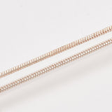 Necklace Snake Chain 18" Rose Gold 1/pk