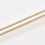 Necklace Snake Chain 24" Light Gold 1/pk