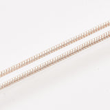 Necklace Snake Chain 24" Rose Gold 1/pk