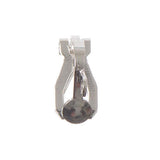 Silver Clip On Earrings with Loop 10/pk