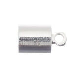 6mm Silver End Cap 10/pk