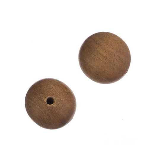 6mm Light Brown Sandalwood Beads 34/Strand