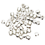 Column 3mm, Silver Metal Bead 50/pk