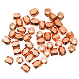 Column 3mm, Rose Gold Metal Bead 50/pk