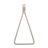 40mm Nickel Triangle Hoop 10/pk