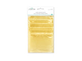 Organza Bags 4x5" Bright Gold 4/pk