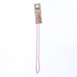 Crystal Lane Rondelle 3x4mm Transparent Pink AB 110/Strand