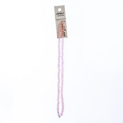 Crystal Lane Rondelle 3x4mm Transparent Pink AB 110/Strand