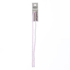 Crystal Lane Rondelle 3x4mm Opaque Pink 110/Strand