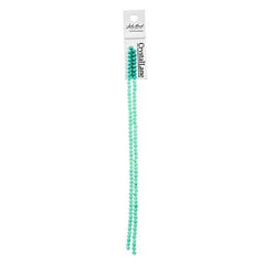 Crystal Lane Rondelle 3x4mm Opaque Turquoise Green 110/Strand