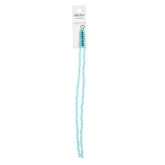 Crystal Lane Rondelle 3x4mm Opaque Turquoise Blue 110/Strand