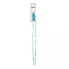 Crystal Lane Rondelle 3x4mm Transparent Blue AB 110/Strand