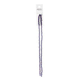 Crystal Lane Rondelle 3x4mm Opaque Purple Iris 110/Strand