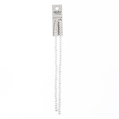 Crystal Lane Rondelle 4x6mm Op White Matt AB 78/Strand