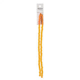 Crystal Lane Rondelle 4x6mm Transparent Orange 78/Strand