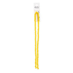 Crystal Lane Rondelle 4x6mm Opaque Yellow 78/Strand