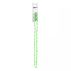 Crystal Lane Rondelle 4x6mm Opaque Light Green 78/Strand