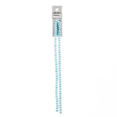 Crystal Lane Rondelle 4x6mm Opaque Light Blue 78/Strand