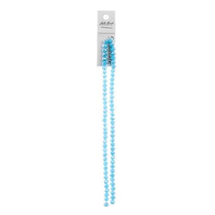 Crystal Lane Rondelle 4x6mm Opaque Blue AB 78/Strand