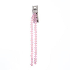 Crystal Lane Rondelle 8x10mm Opaque Pink 46/Strand