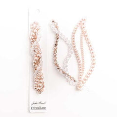 Crystal Lane Twisted Bead Strands Deutzia