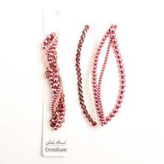 Crystal Lane Twisted Bead Strands Chrysanthemum