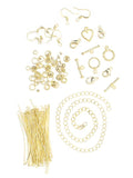 Jewelry Basics Gold Metal Findings Set 145/Pkg