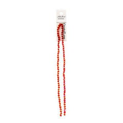 Crystal Lane Bicone 4mm Transparent Red AB 96/Strand