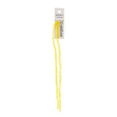 Crystal Lane Bicone 4mm Transparent Yellow 96/Strand