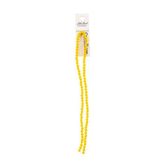 Crystal Lane Bicone 4mm Opaque Yellow 96/Strand