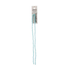 Crystal Lane Bicone 4mm Opaque Light Blue 96/Strand