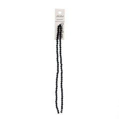 Crystal Lane Bicone 4mm Opaque Black 96/Strand