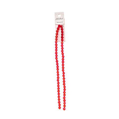 Crystal Lane Bicone 6mm Transparent Red 64/Strand