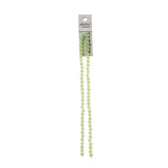 Crystal Lane Bicone 6mm Opaque Light Green 64/Strand