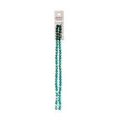 Crystal Lane Bicone 6mm Tr Dark Green AB 64/Strand