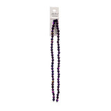 Crystal Lane Bicone 6mm Opaque Purple Iris 64/Strand