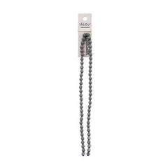 Crystal Lane Bicone 6mm Opaque Grey 64/Strand